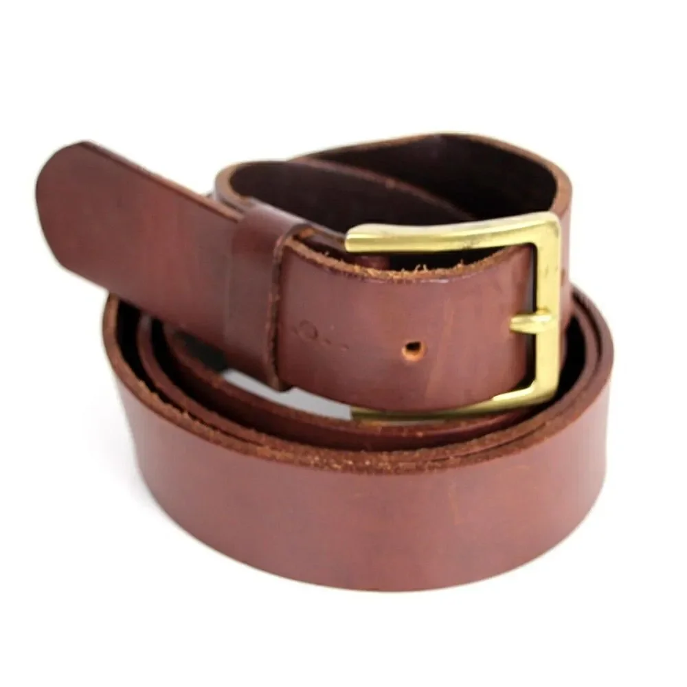 Mexico SADDLE BROWN GENUINE LEATHER 1 3/8